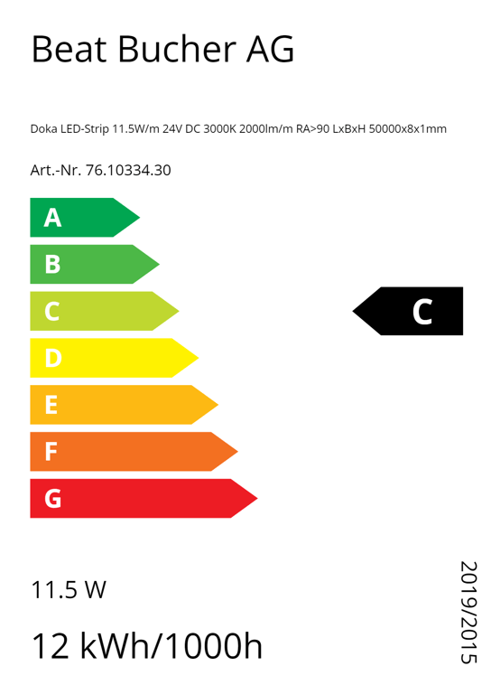 Doka LED-Strip 11.5W/m 24V DC