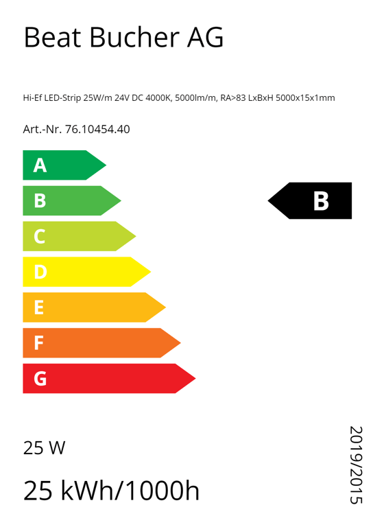 Hi-Ef LED-Strip 25W/m 24V DC