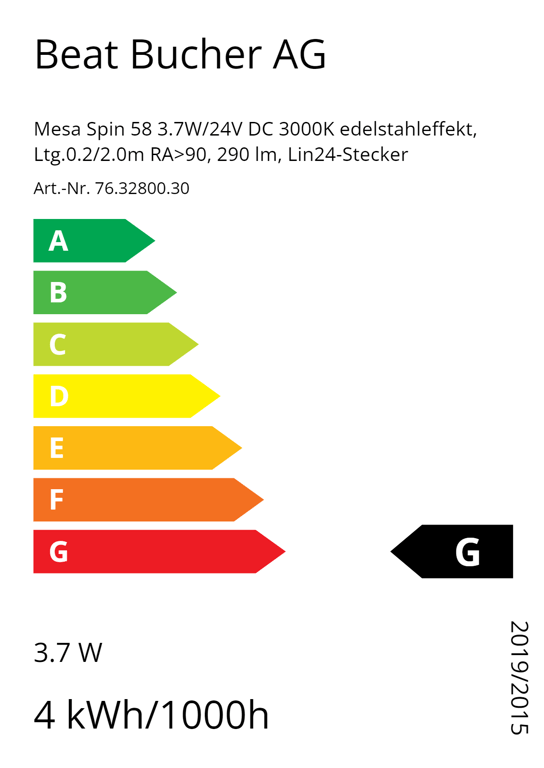 Mesa Spin 58 3.7W/24V DC 3000K
