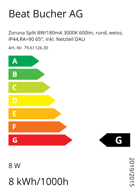 Zoruna Split 8W/180mA 3000K