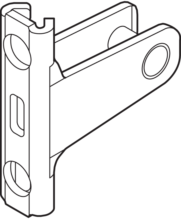 LEGRABOX Frontbefestigung