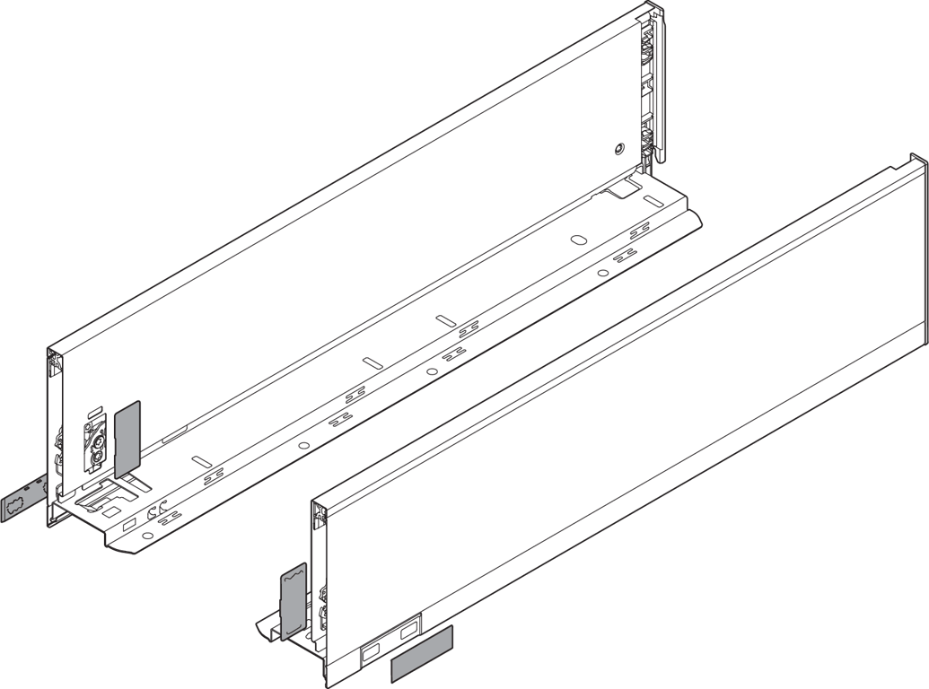 LEGRABOX pure Zarge NL = 270