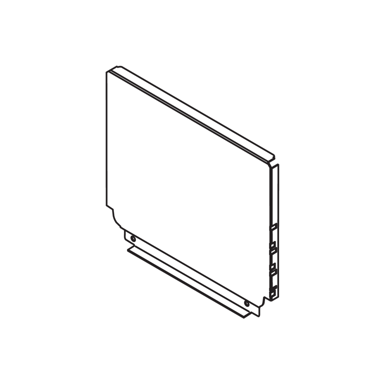 Stahlrückwand TANDEMBOX