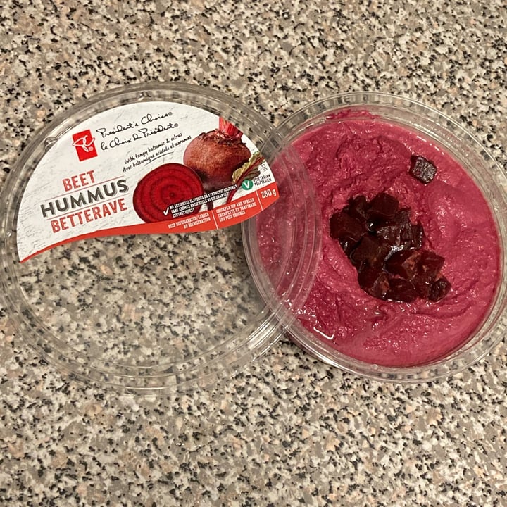 President's Choice Beet Hummus Review abillion