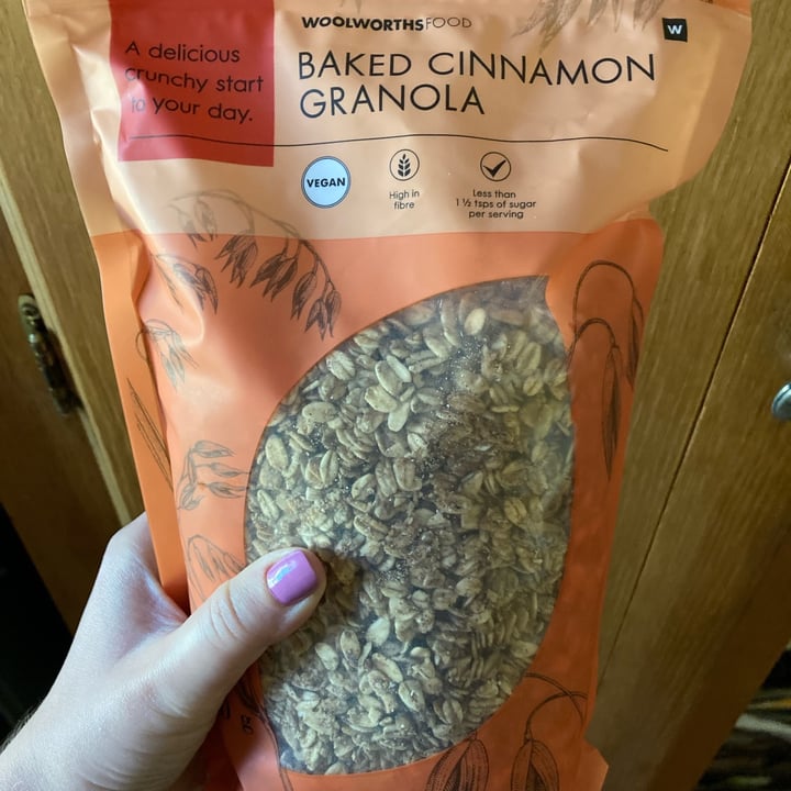 Woolworths Food Baked Cinnamon Granola Review abillion