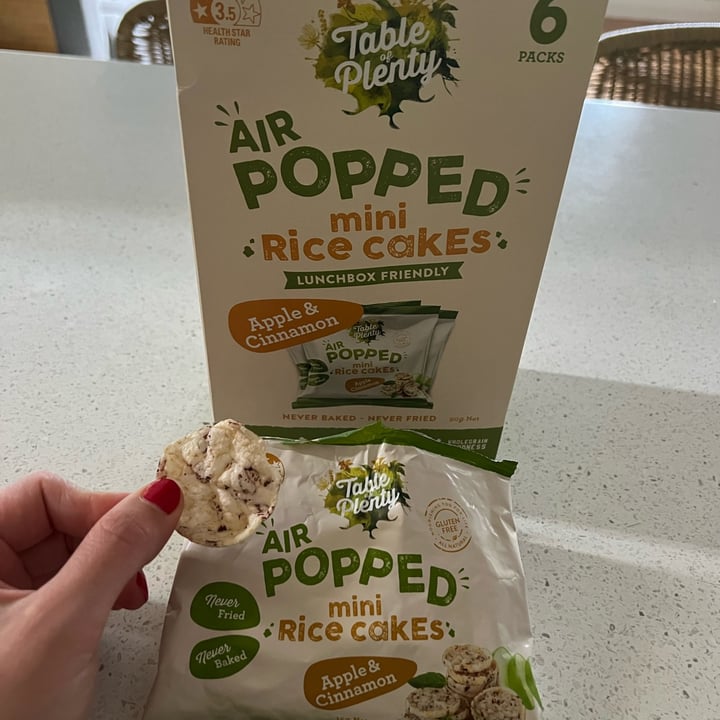 Table of Plenty Apple & Cinnamon air popped mini rice cakes Reviews