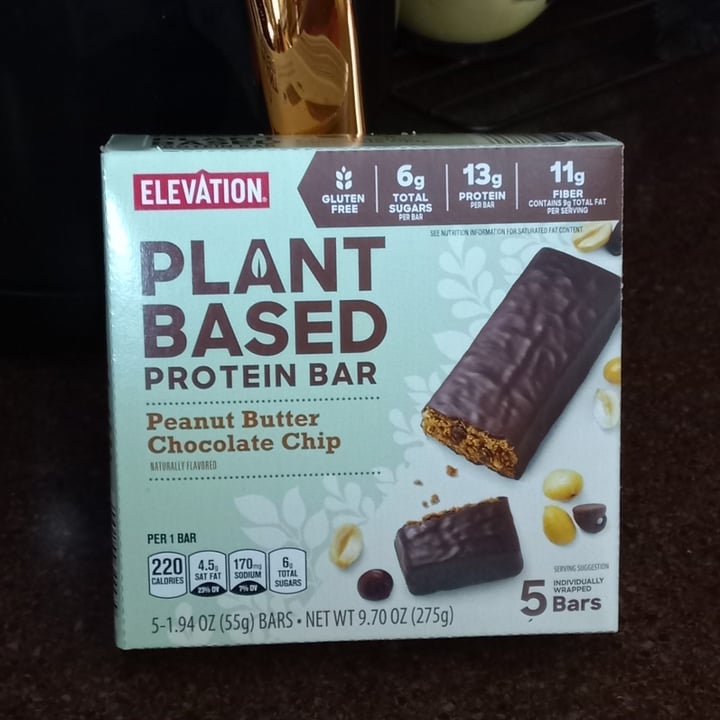 Elevation Peanut Butter Chocolate Chip Protein Bar Reviews abillion
