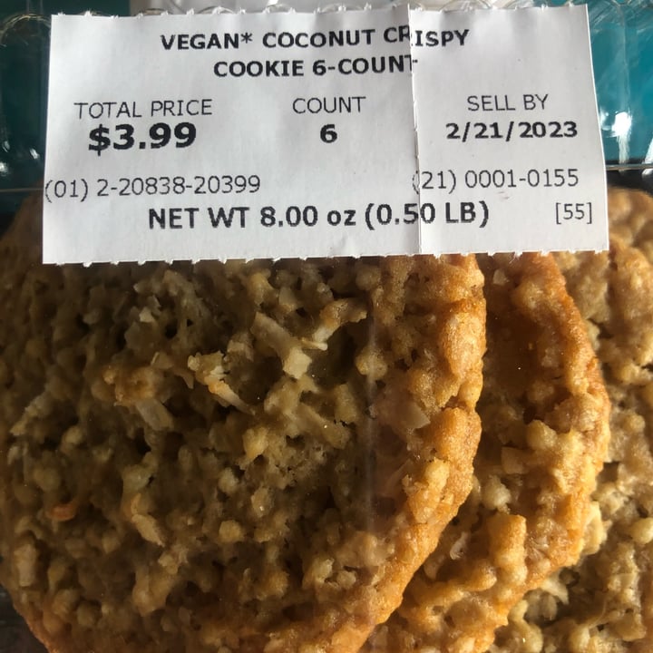 Publix Coconut Crispy Cookie Review abillion