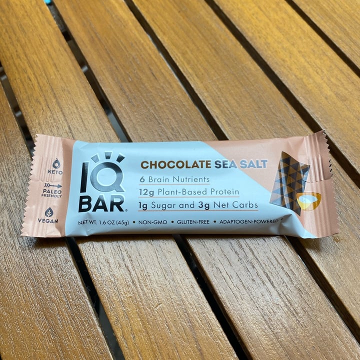 IQ Bar Chocolate Sea Salt Protein Bars Review abillion