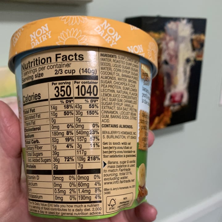 Ben & Jerry's Banana’s Foster Core nondairy Review abillion