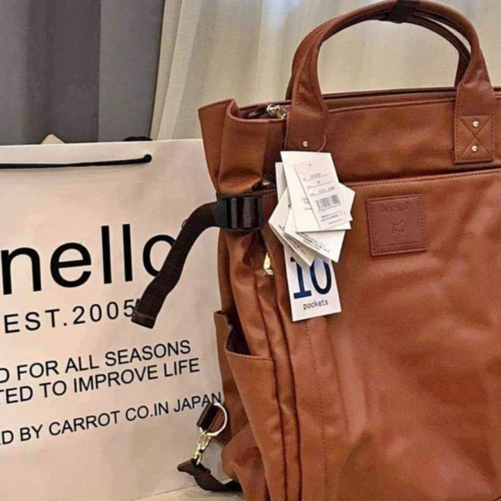 Anello 10 Pocket PU Leather Tote Bag Review abillion