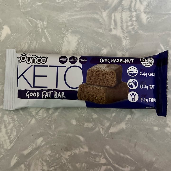 bounce Choc Hazelnut vegan keto good fat bar Reviews abillion