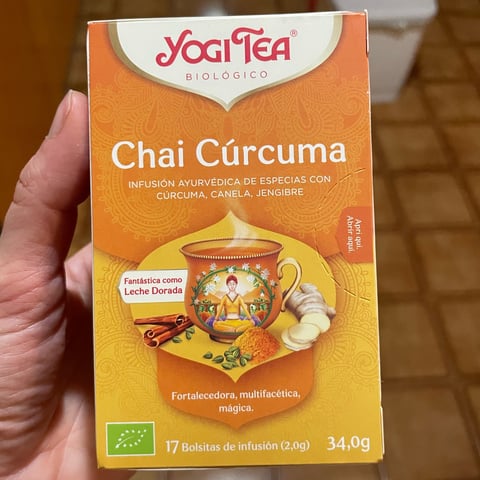 Infusión Yogi Tea Chai Curcuma Reviews | abillion