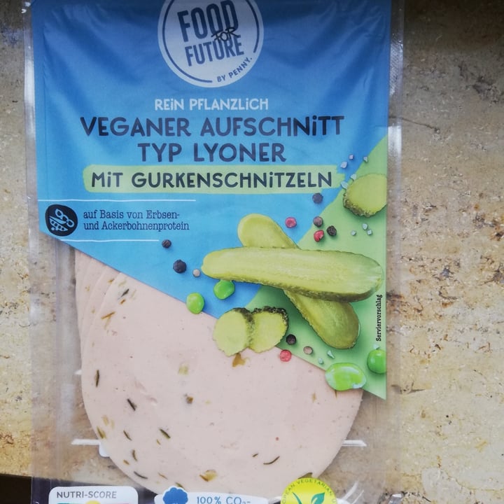 Food For Future veganer aufschnitt typ lyoner mit gurken Review | abillion