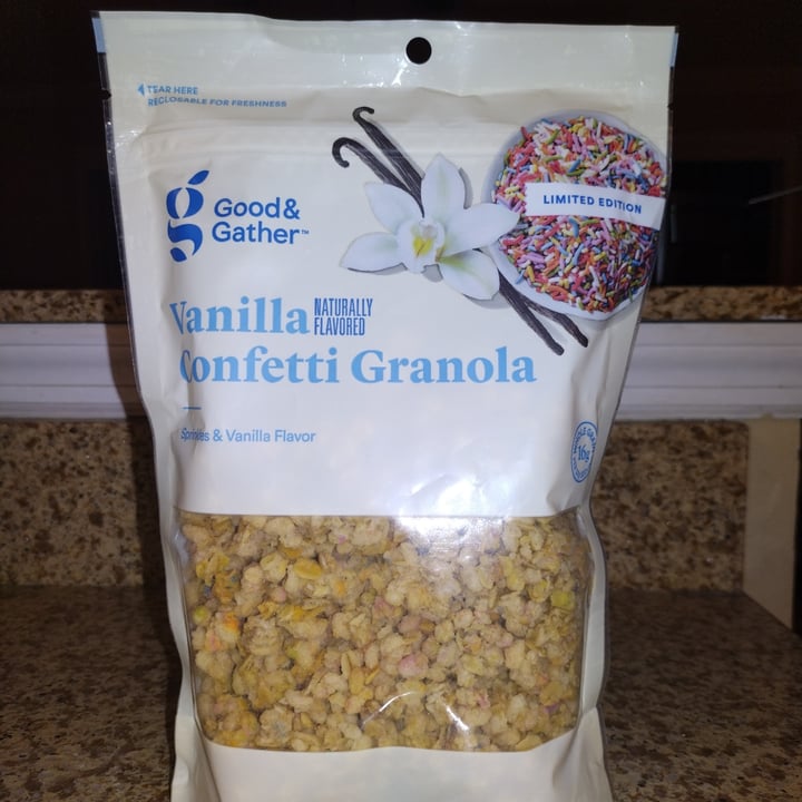 Good & Gather vanilla confetti granola Review abillion