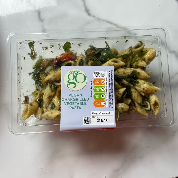 Sainsbury's chargrilled vegetable pasta Review abillion