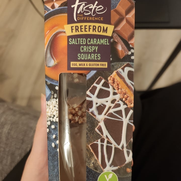 Sainsbury’s Taste The Difference freefrom salted caramel crispy squares