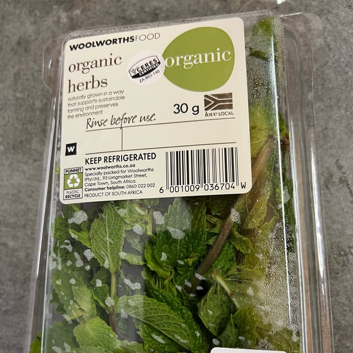 Woolworths Food Organic Herbs Reviews abillion
