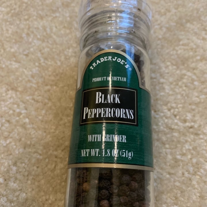 Trader Joe's Black Peppercorns with Grinder Review abillion