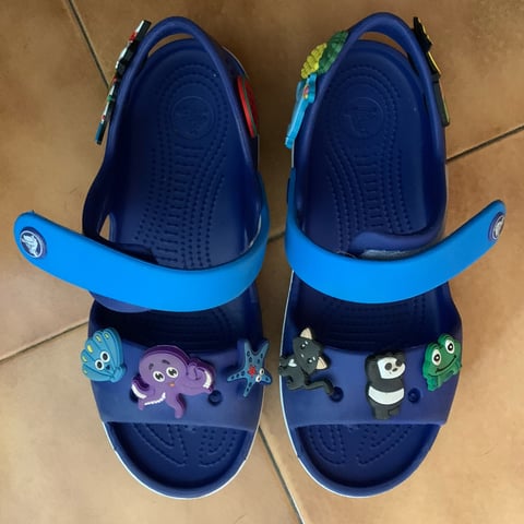 Crocs crocband sandal k cerulean blue ocean Reviews | abillion