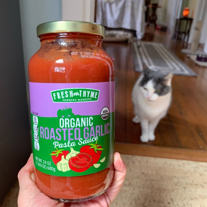Fresh Thyme Market Organic Roasted Garlic Pasta Sauce Review abillion