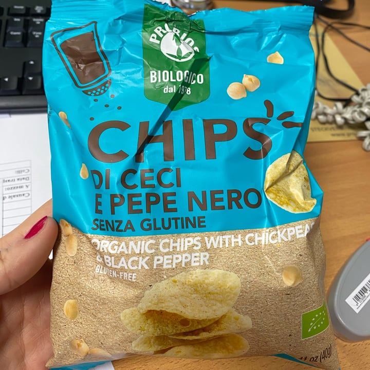 Probios Chips di ceci e pepe nero Review | abillion