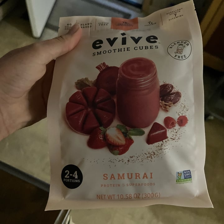 Evive Smoothie Cubes Samourai Flavour Review abillion