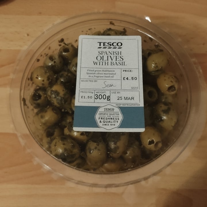 Tesco Spanish Olives with Basil Review abillion