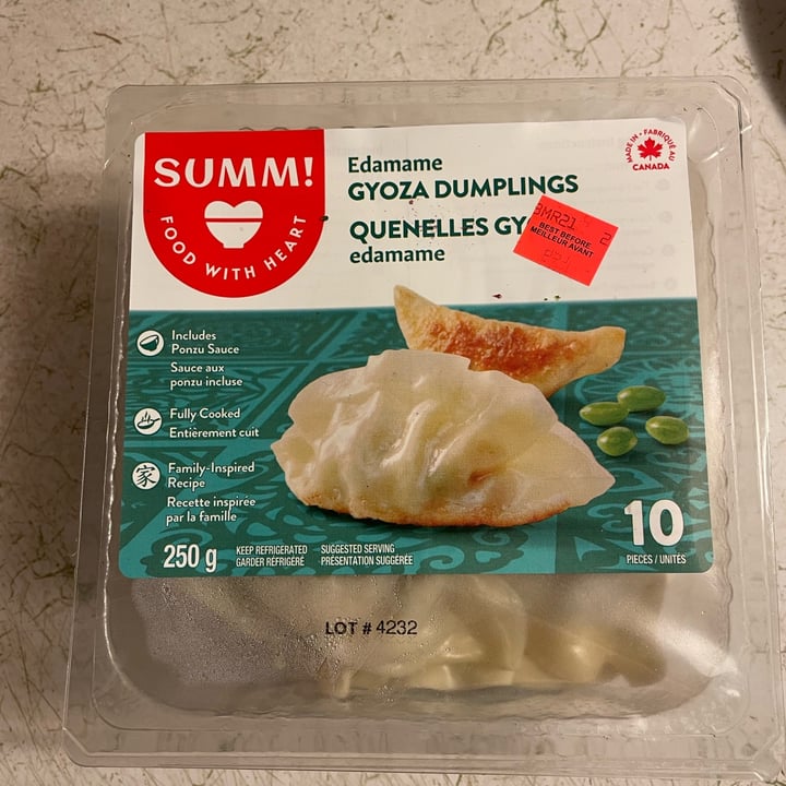 Summ! Vegetable Gyoza Dumplings Reviews abillion
