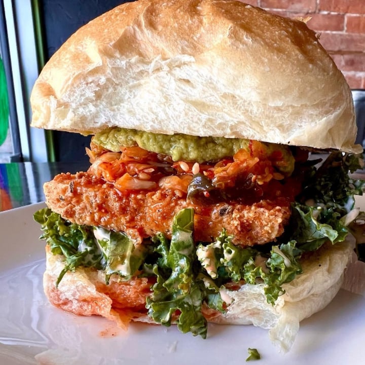 The VHC Welland, Canada Crispy Tofu Kimchi Sandwich Review abillion
