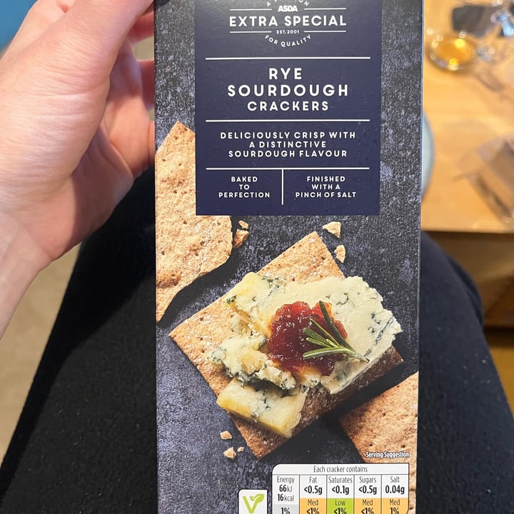 Asda extra special Rye Sourdough Crackers Review abillion
