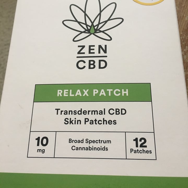 Zen cbd relax patch Review abillion