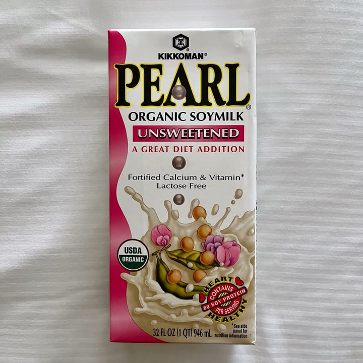 Kikkoman Pearl Organic Soymilk Unsweetened Review abillion