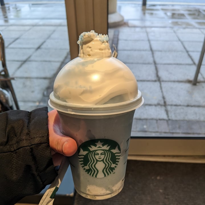 Starbucks Walsall, United Kingdom Blue Raspberry Cloud Frappuccino
