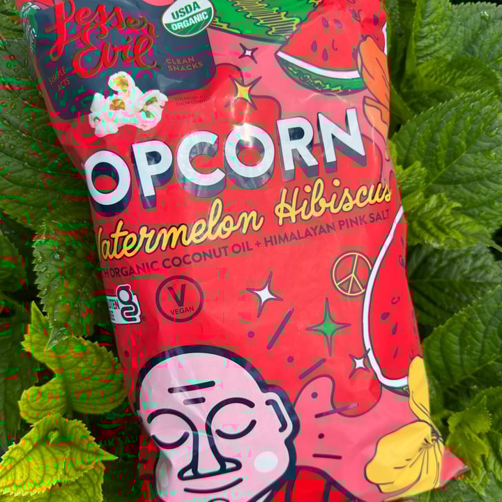 LesserEvil Snacks Watermelon Hibiscus Popcorn Review abillion