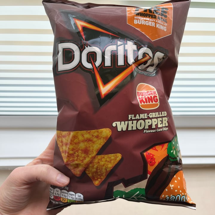Doritos Flame grilled whopper Review abillion