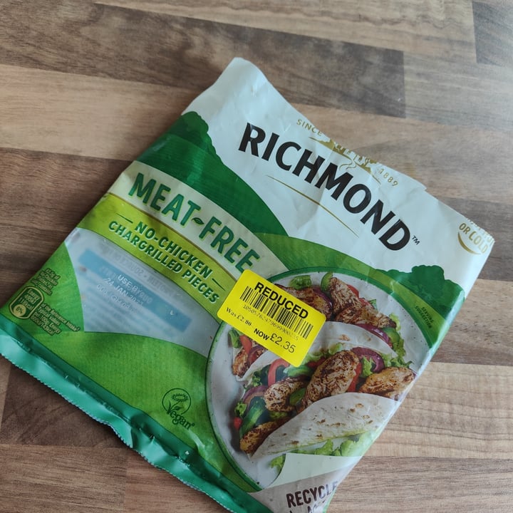 Richmond Meatfree chargrilled no chicken pieces Review abillion