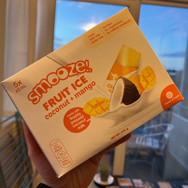 Smooze Smooze Fruit Ice (Coconut + Mango) Review abillion