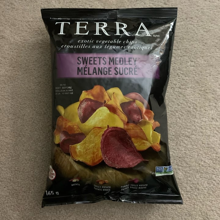 Hain Celestial Terra real vegetable chips Sweets Medley Review abillion