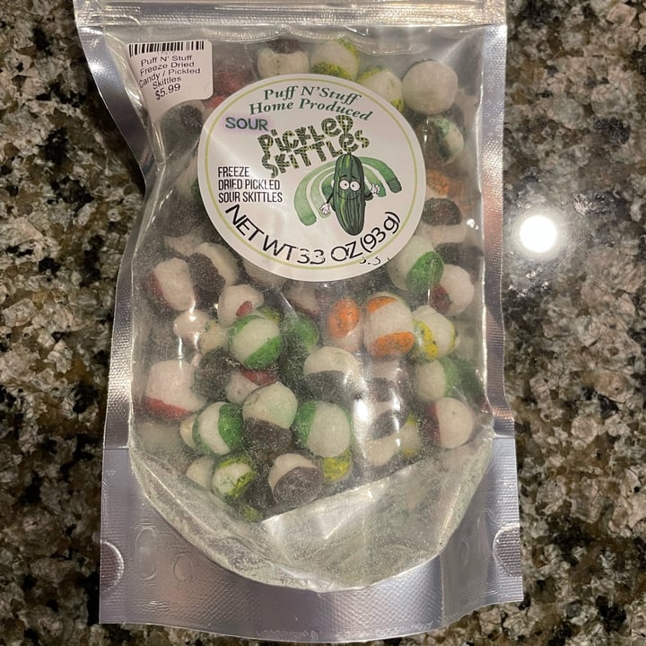 Puff N’Stuff Pickled Skittles Review abillion