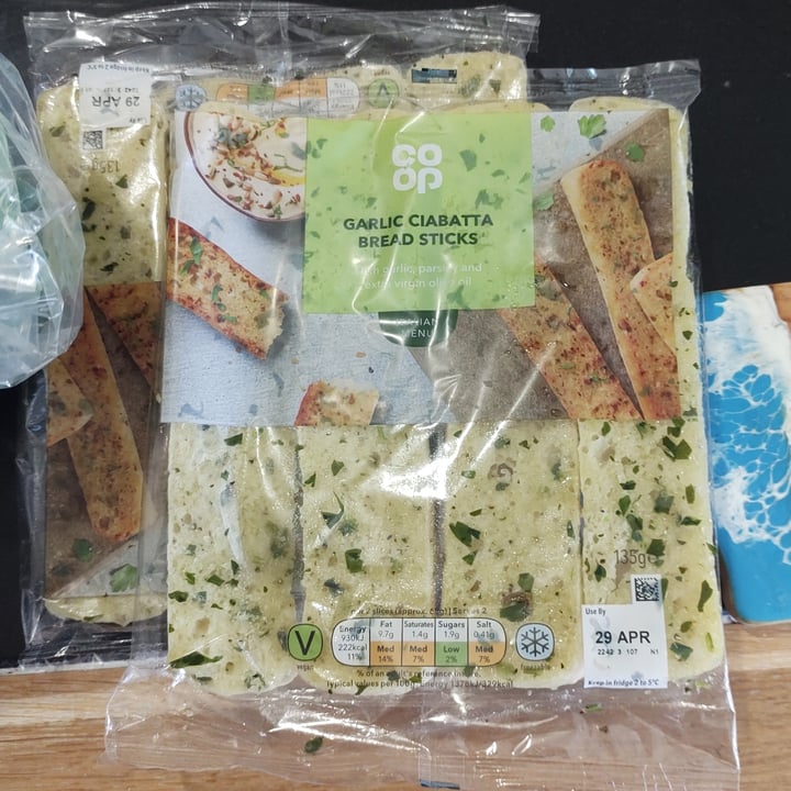 Coop Garlic Ciabatta Bread Sticks Review abillion