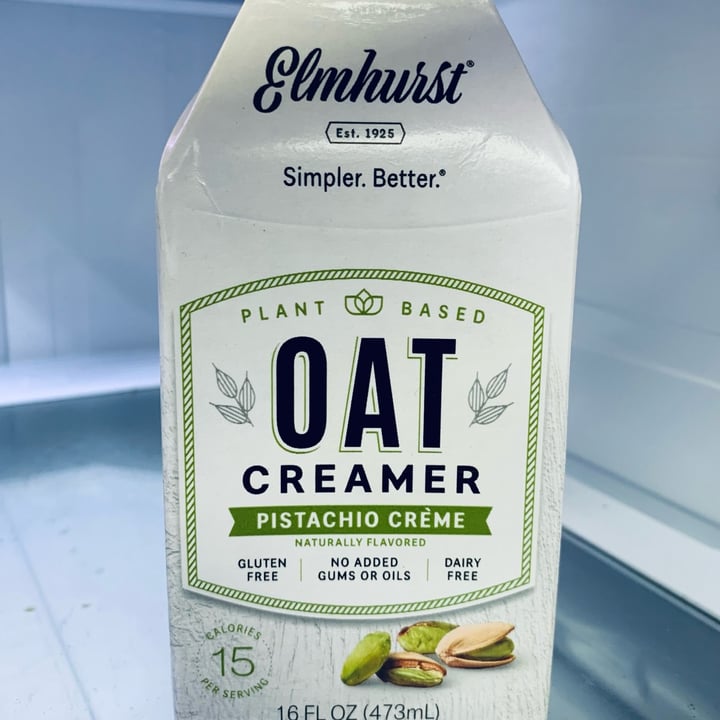 Elmhurst 1925 Oat Creamer Pistachio Creme Review abillion
