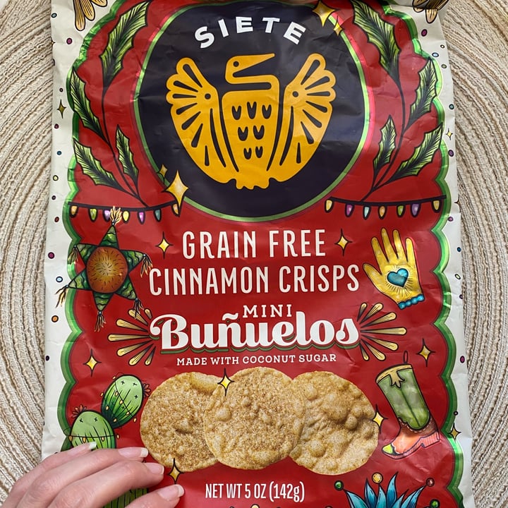 Siete Family Foods grain free cinnamon crisps Review abillion
