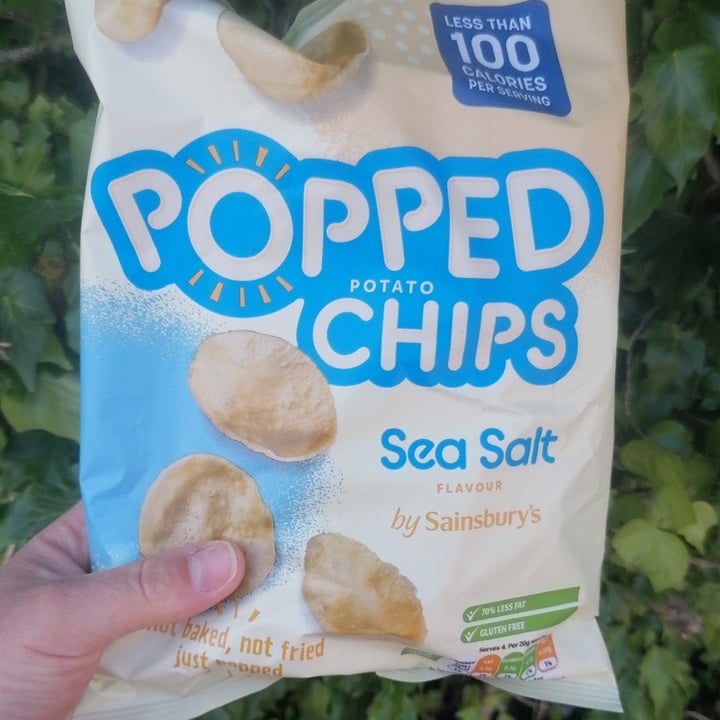 Sainsbury's Sea Salted Popped Potato Chips Review abillion