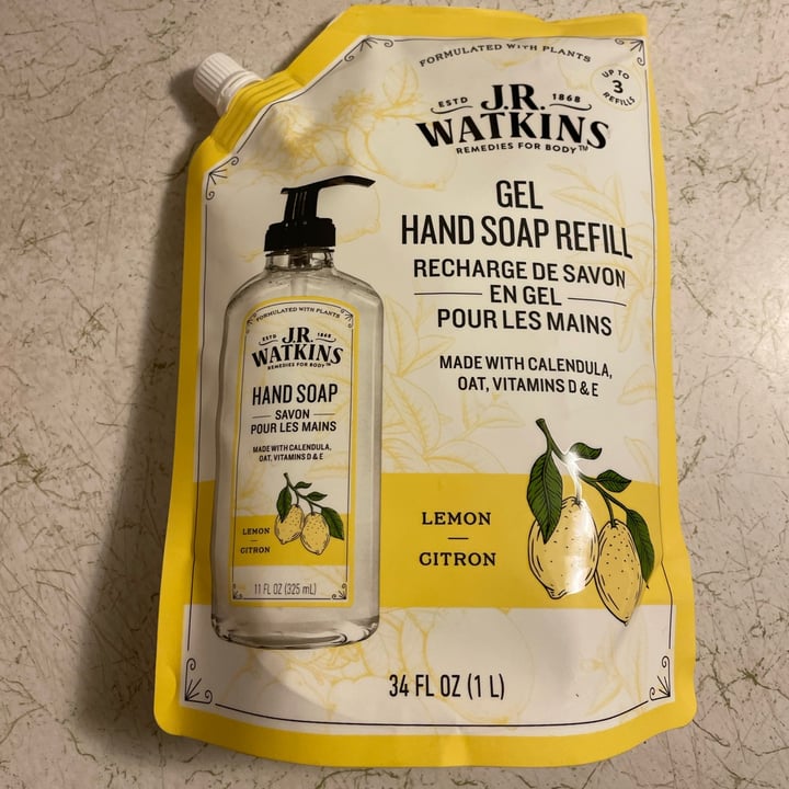J.R. Watkins Lemon Hand Soap Review abillion