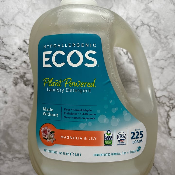 Ecos Plant Powered Laundry Detergent Magnolia & Lily Review abillion