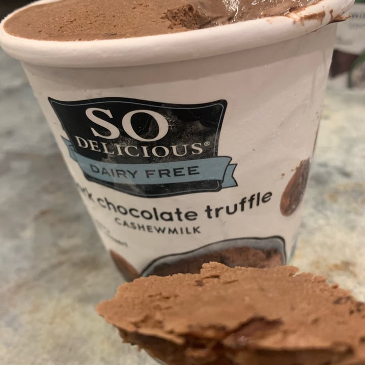 So Delicious Dairy Free Dark Chocolate Truffle Cashewmilk Frozen