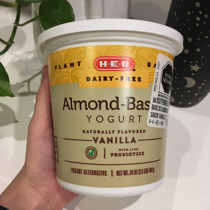 HEB Almond Base Yogurt Vanilla Review abillion