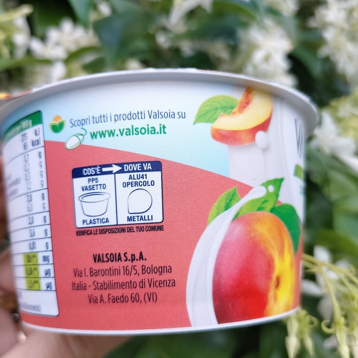 photo of Valsoia yogurt di soia alla pesca zero zuccheri aggiunti shared by @raffa70s70 on  05 Jun 2023 - review