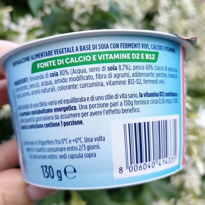 photo of Valsoia yogurt di soia alla pesca zero zuccheri aggiunti shared by @raffa70s70 on  05 Jun 2023 - review